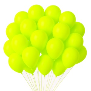 GLOBOLANDIA GLOBOS FLUO AMARILLO 10" x 50u